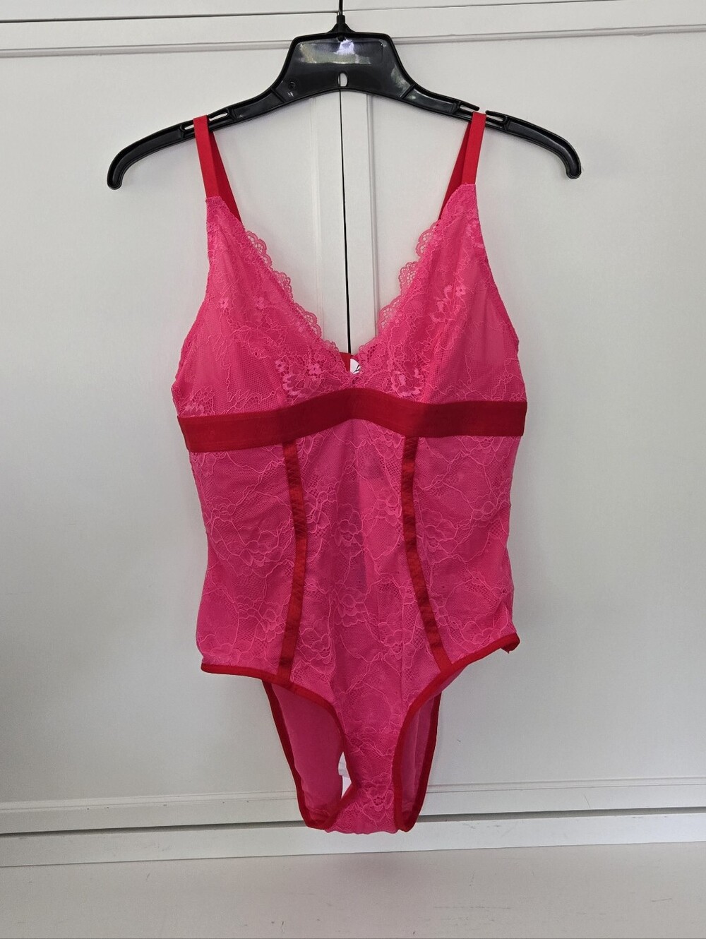 NWT Hot Pink Lace Bodysuit - Women's Intimates